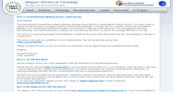 Desktop Screenshot of actuary.hu